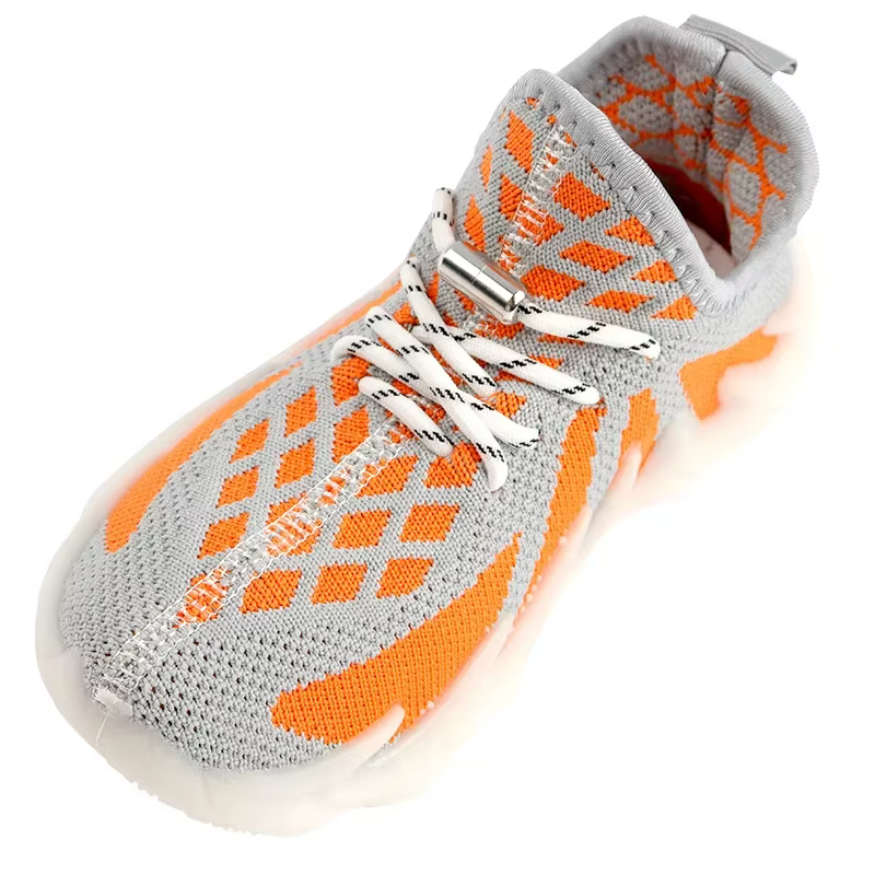 Lacets élastiques ronds pour baskets, lacets lumineux sans attaches, lacets de chaussures rapides po