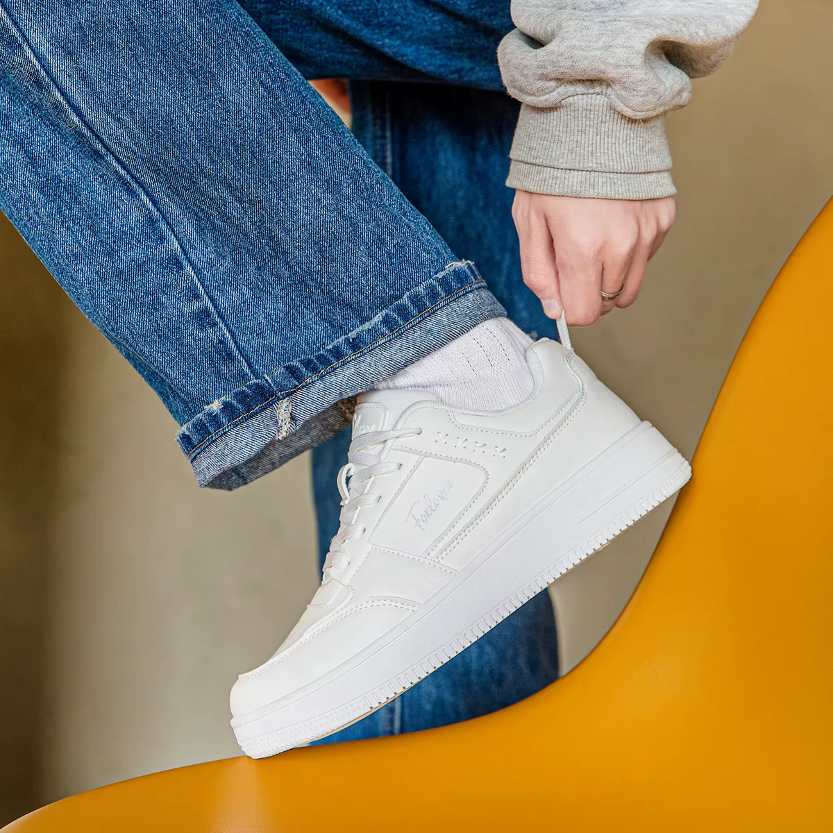Baskets décontractées FOXER pour femmes et hommes, Nouveau style respirant 2026, Chaussures de sport