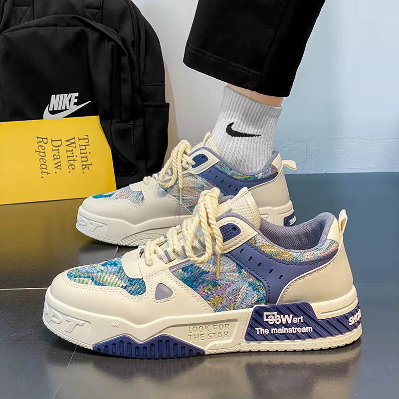 Baskets tendance pour hommes, chaussures de skateboard, nouvelles chaussures décontractées d'été, ch