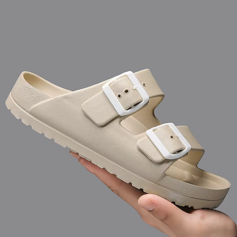 Chaussures Birken légères EVA pour femmes, pantoufles avec Double sangles réglables, sandales plates