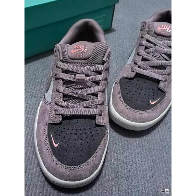 Nike SB Force 58 baskets basses en cuir rétro, polyvalentes, confortables, respirantes, décontractée