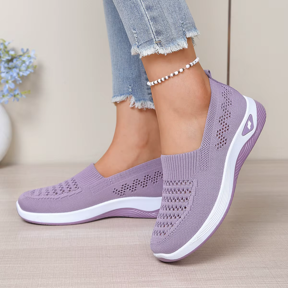 Chaussures pour femmes 2026 – Baskets décontractées confortables à semelle souple en maille respiran