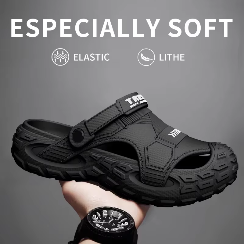 Sandales EVA 2026 pour Hommes – Été, Semelle Épaisse et Souple pour l'Extérieur, Chaussures de Plage