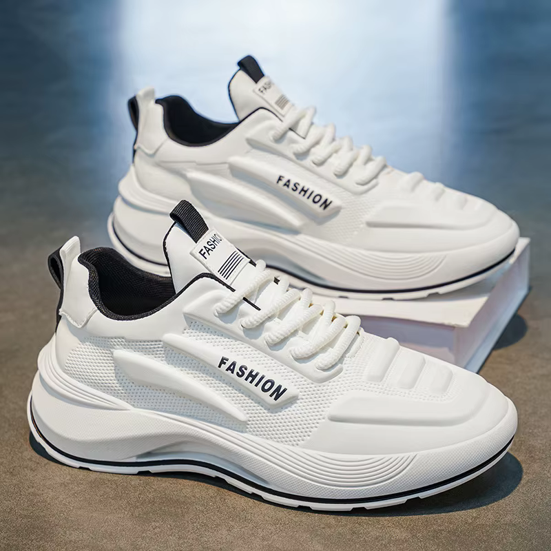 Baskets décontractées 2026 pour hommes à semelle épaisse, respirantes, légères, style streetwear, ch