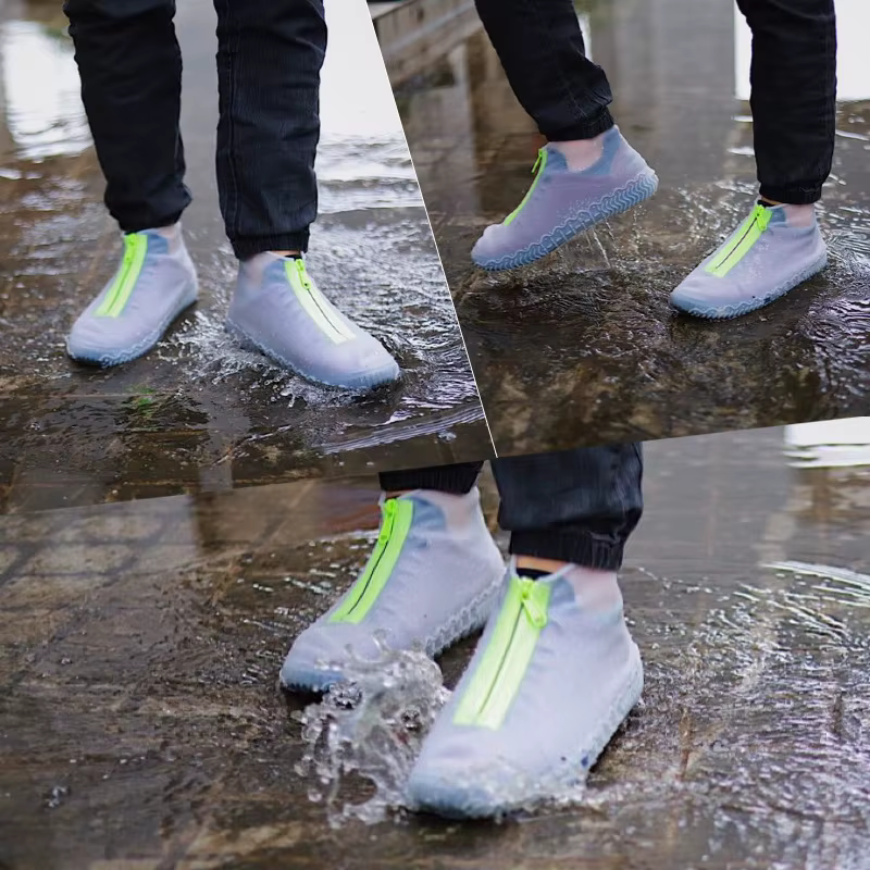 Housse antidérapante pour accessoires de chaussures unisexe réutilisable hommes couvre-pluie femmes 