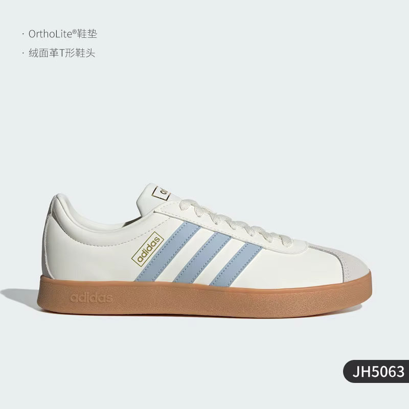 Adidas véritable VL Court Classic unisexe baskets à lacets JH5063