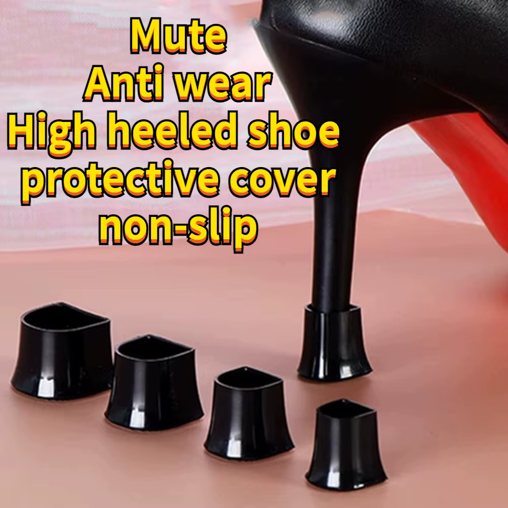 Bouchons de protection de talons en Silicone, 4 pièces/2 paires, couvertures de danse Stiletto latin