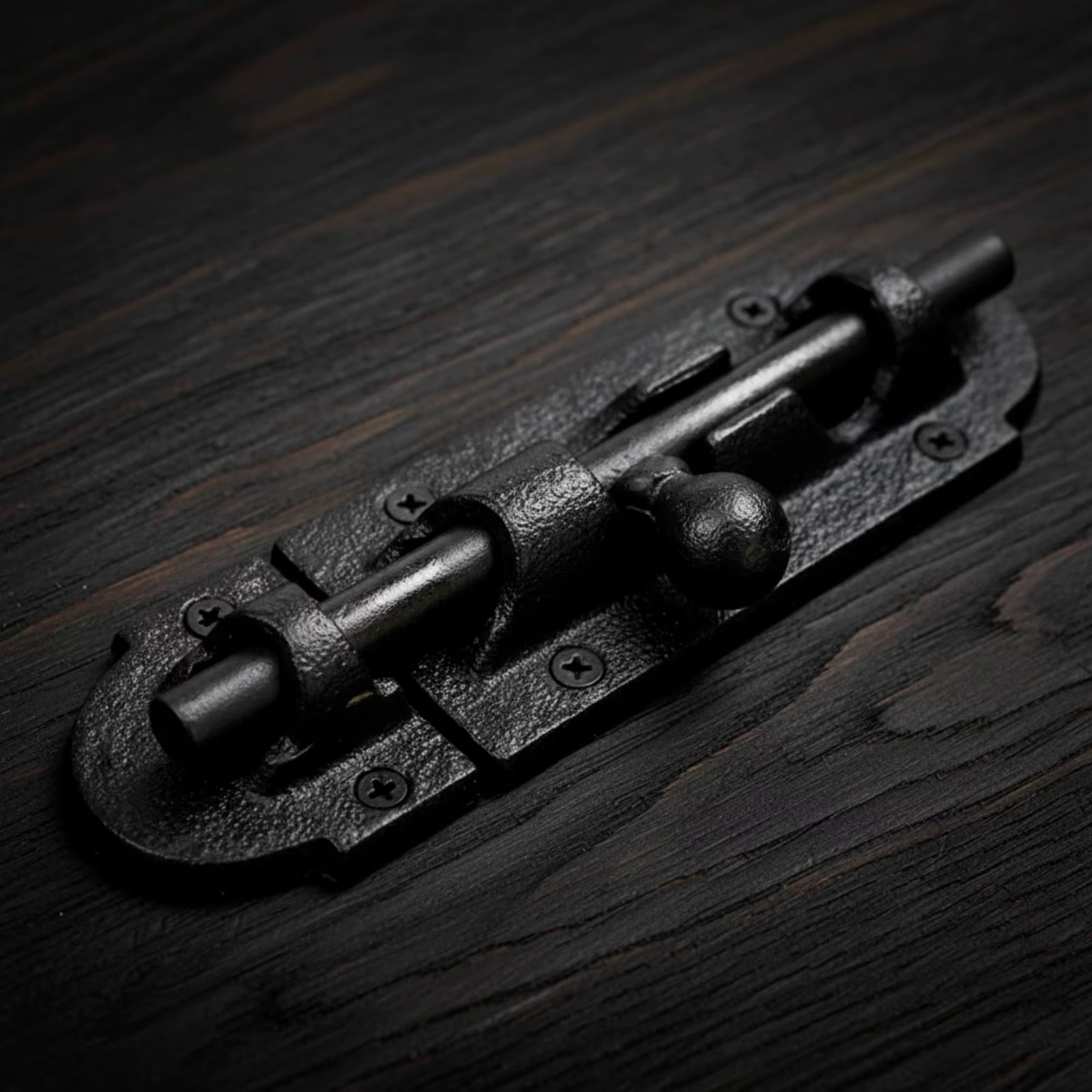 Loquet de porte coulissant de style antique, verrou de portail coulissant, quincaillerie extérieure 