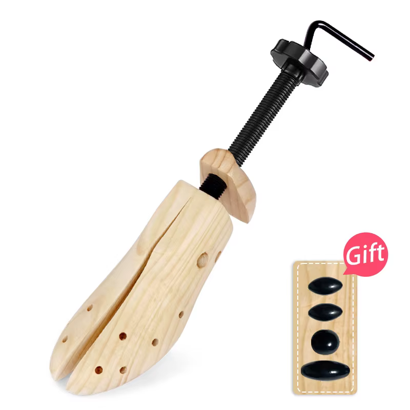1 pièce Embauchoirs en bois réglables et extensibles pour hommes, femmes, unisexe, pour chaussures à