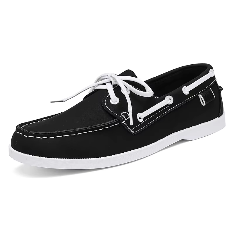 Hommes mocassins Design bateau chaussures en cuir PU de haute qualité confortable sans lacet doux pl