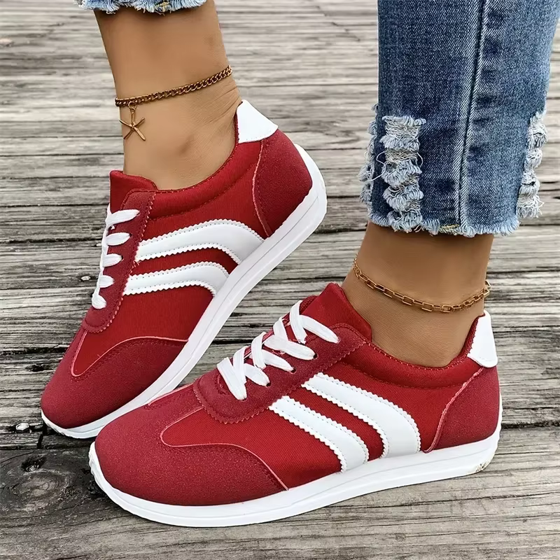 Femmes baskets printemps léger confort vulcanisé chaussures plates pour femmes 2025 nouvelle tendanc