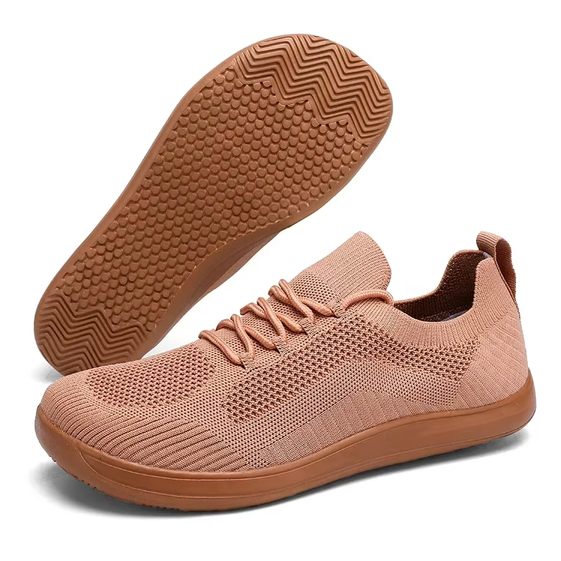 Chaussures de sport confortables et respirantes en maille pour hommes et femmes, version large, pour