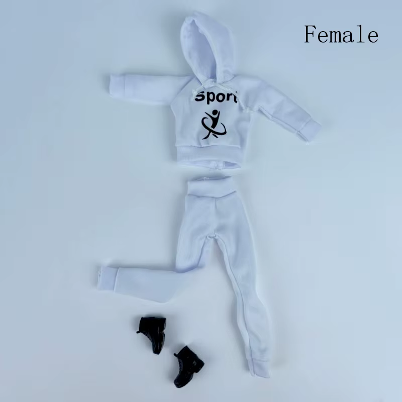 Ensemble de vêtements de sport décontractés pour poupée Barbie, tenues, sweat à capuche, manteau, pa