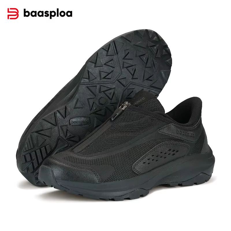 Baasploa hommes chaussures de randonnée maille respirant extérieur baskets tout nouveau confort Trai
