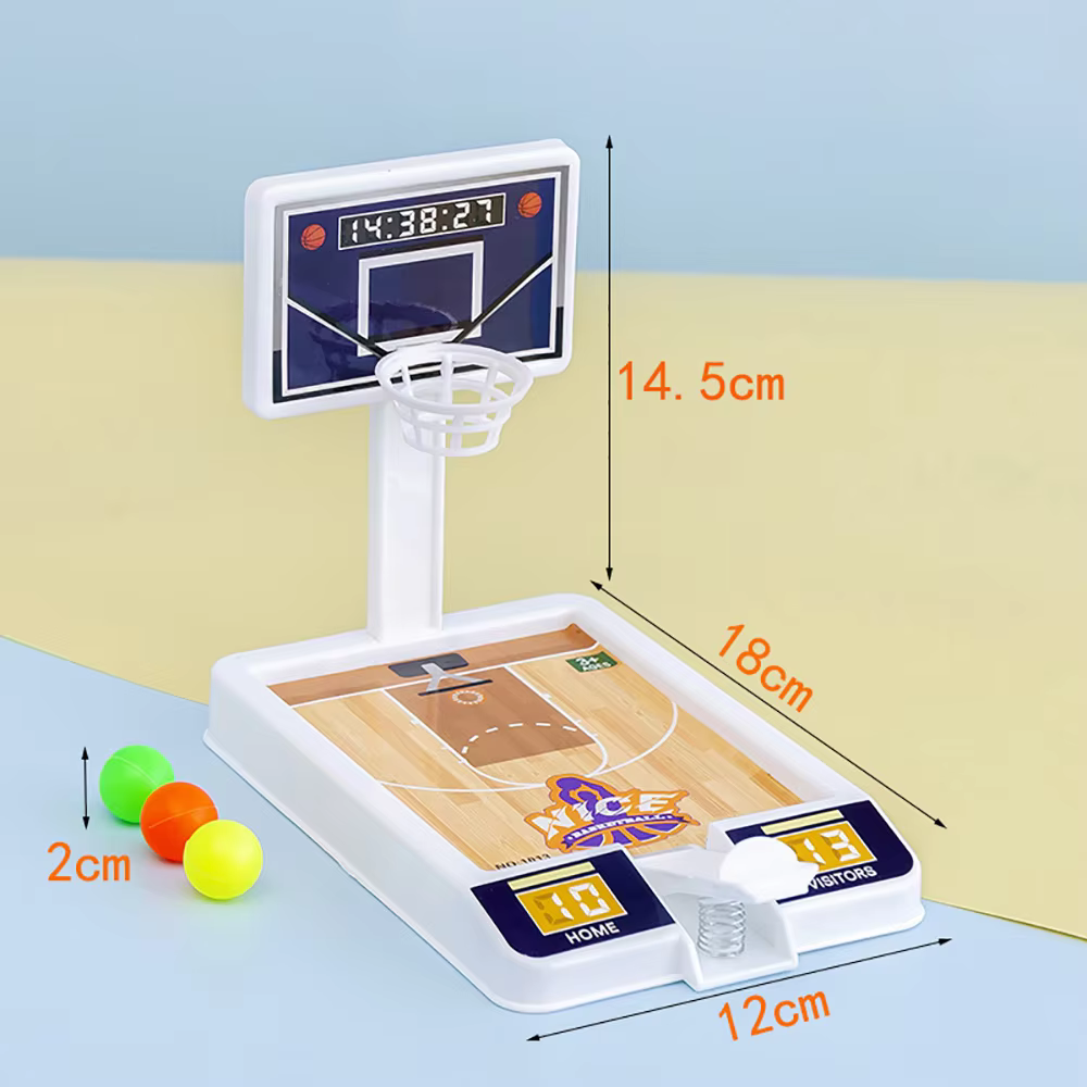 Machine de jeu de tir de bureau pour enfants, support de basket-ball, jouets dos, cadeau de fête d'a
