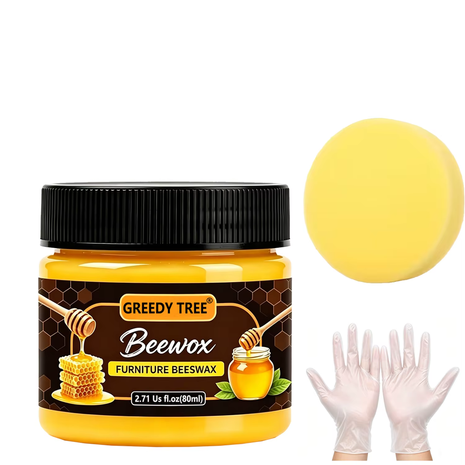 Cire d'abeille en bois véritable, entretien et protection des meubles en bois de rose, anti-âge, hui