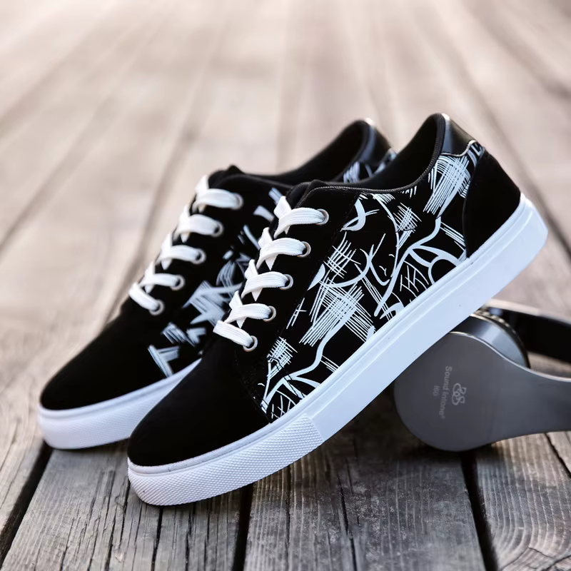 2025 nouveaux hommes toile chaussures mode originale hommes baskets respirant hommes chaussures déco
