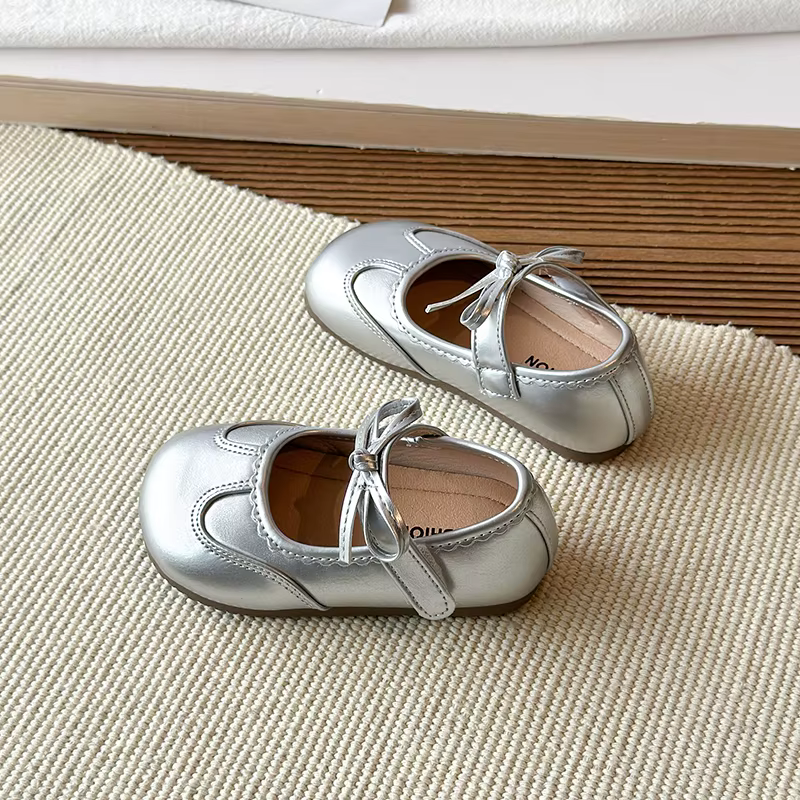 Chaussures Mary Jane pour filles, style britannique, en cuir souple, à volants, pour l'école et les 