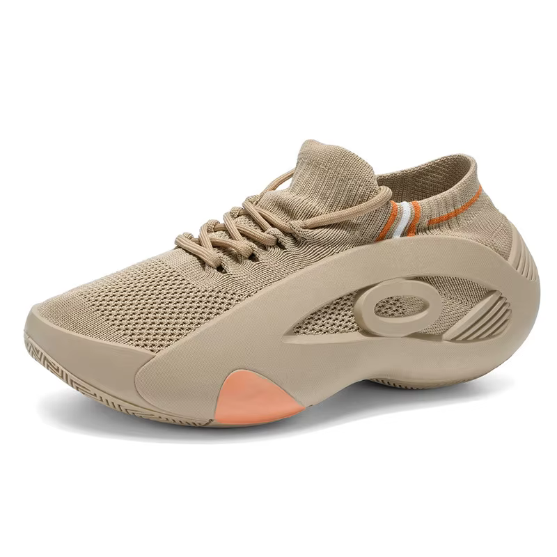 Chaussures de sport respirantes en maille pour hommes, style décontracté, à semelle épaisse, basses,