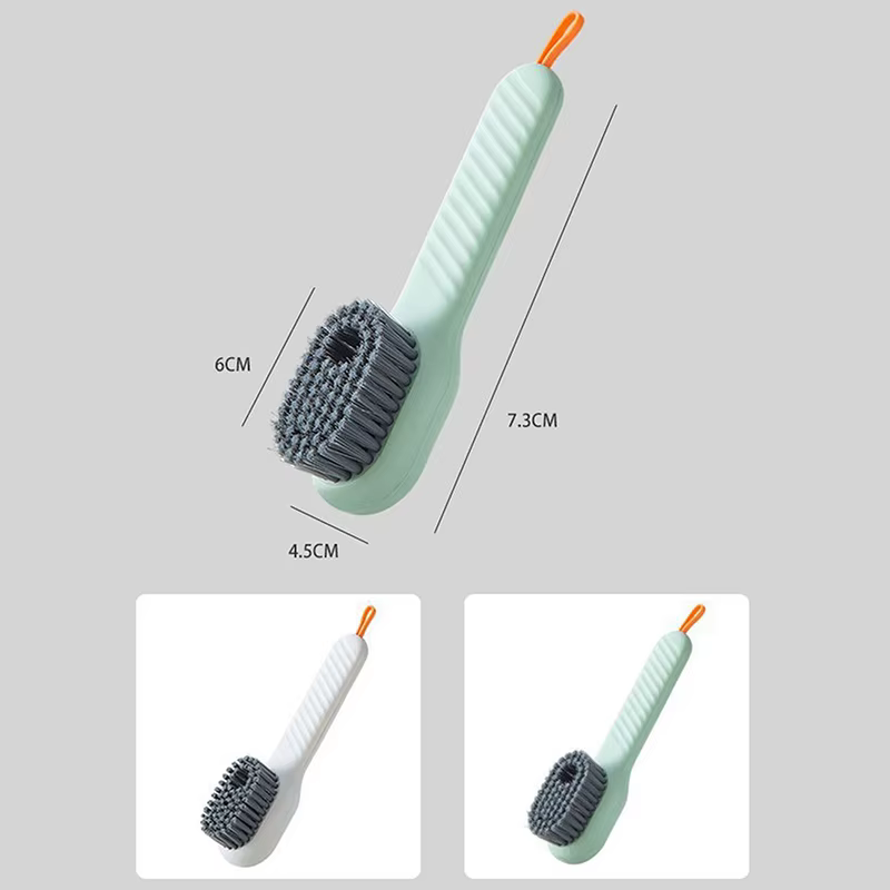 Brosse à chaussures à décharge automatique de liquide, nettoyage en profondeur multifonctionnel, poi