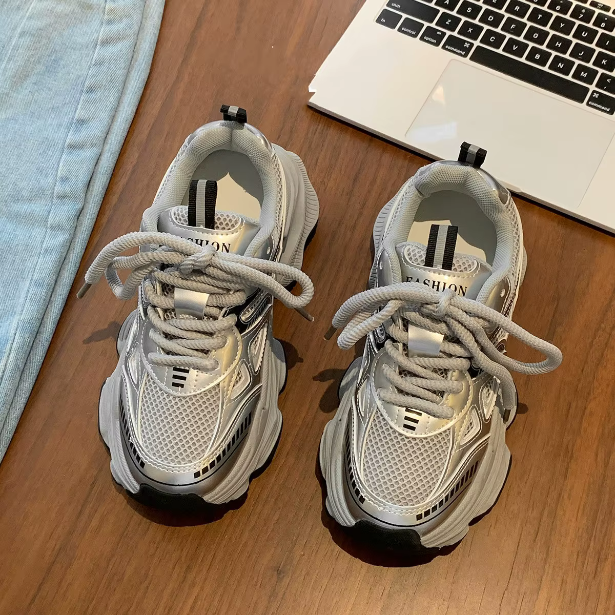 Baskets plateforme 2026 pour femme – Chaussures de sport décontractées antidérapantes à semelle épai