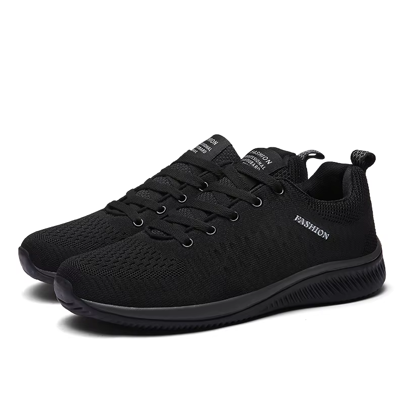 Baskets légères pour hommes, chaussures d'athlétisme respirantes à lacets, course à pied, basket-bal