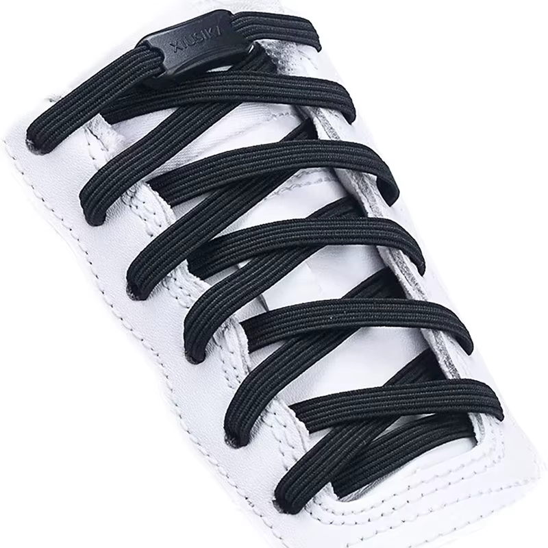 Lacets artificiel astiques pour Chaussures, Sneakers, Plats, Lumineux, Enfants, Adultes, Rapide, Nou