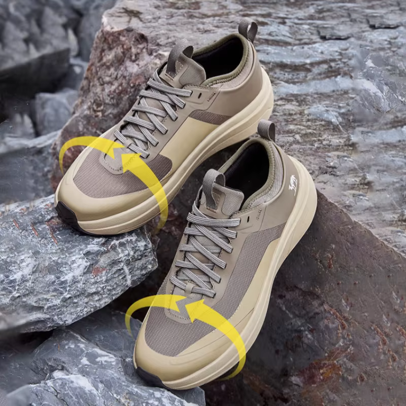 GOLDEN CAMEL Chaussures de sport pour hommes Baskets basses confortables et décontractées pour l'alp