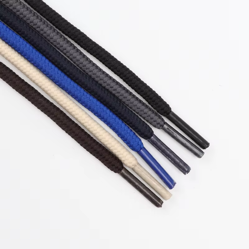 Lacets ronds classiques en Polyester Durable pour baskets, lacets de bottes solides pour chaussures