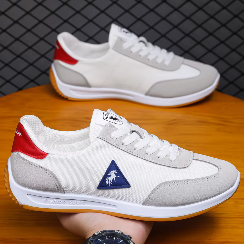 Chaussures de course pour hommes 2025 – Nouveau style été, maille respirante, coupe basse, tendance,