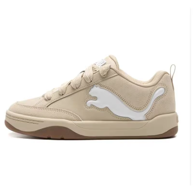 PUMA Unisex Park Lifestyle SD Putty Beige Chunky Bread Skate Shoes Chaussures de skate à semelle épa