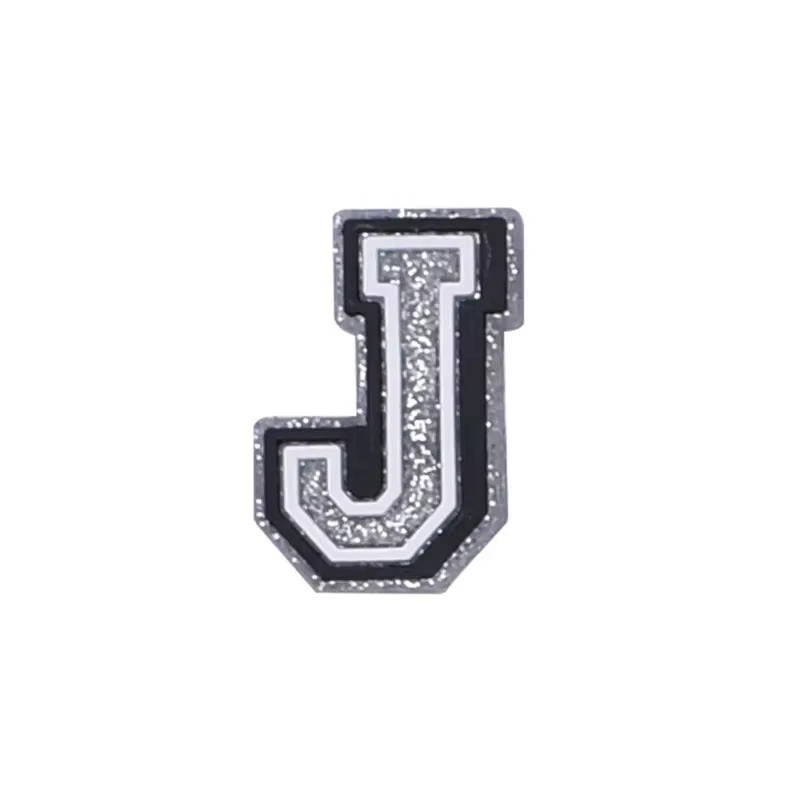 Breloques de chaussures pour Crocs, lettres A B C, décorations de chaussures, épingles, jeans, sabot