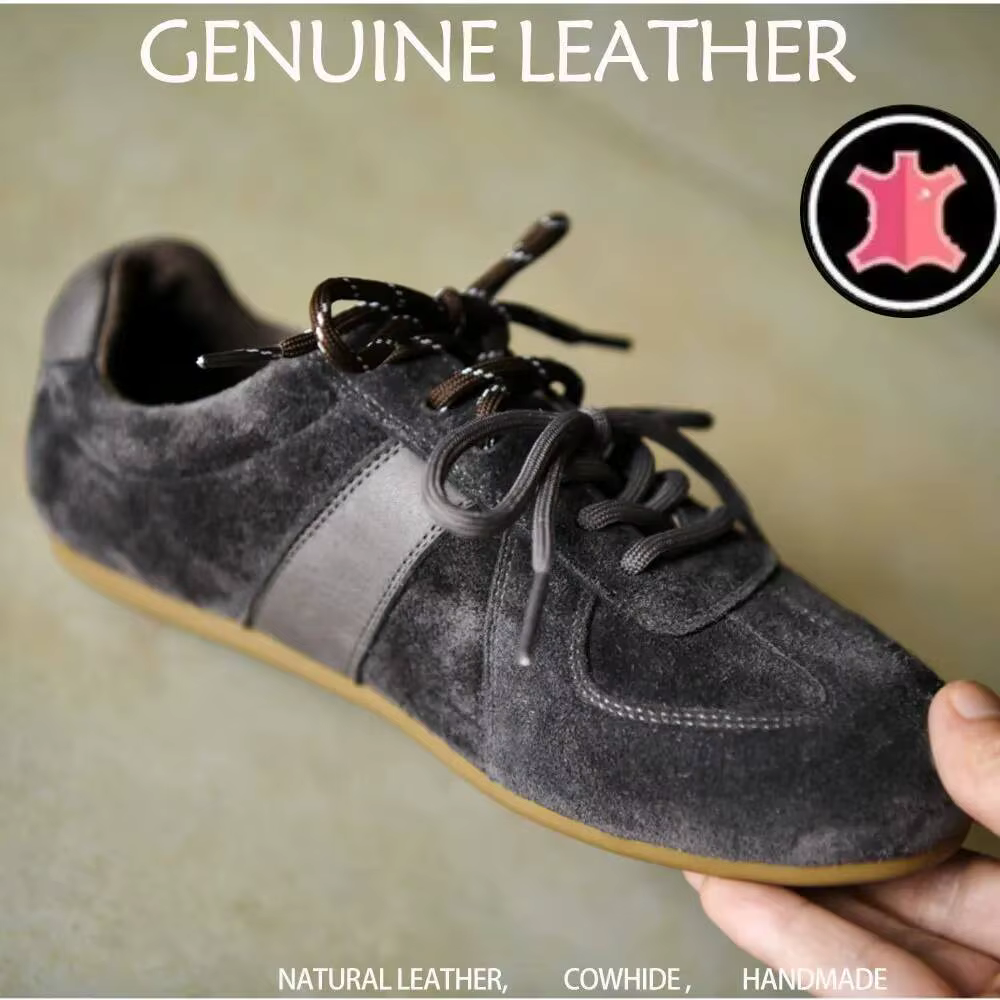 Chaussures de sport rétro à semelle épaisse pour femmes, chaussures Dequn à talon compensé, conforta