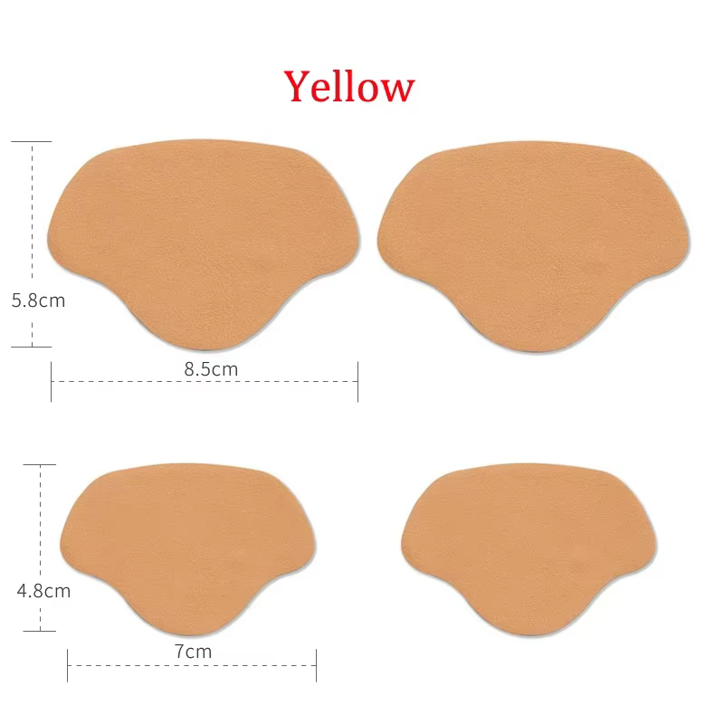 4 pièces de patchs et semelles intérieures pour chaussures de sport, réparation de talons pour homme