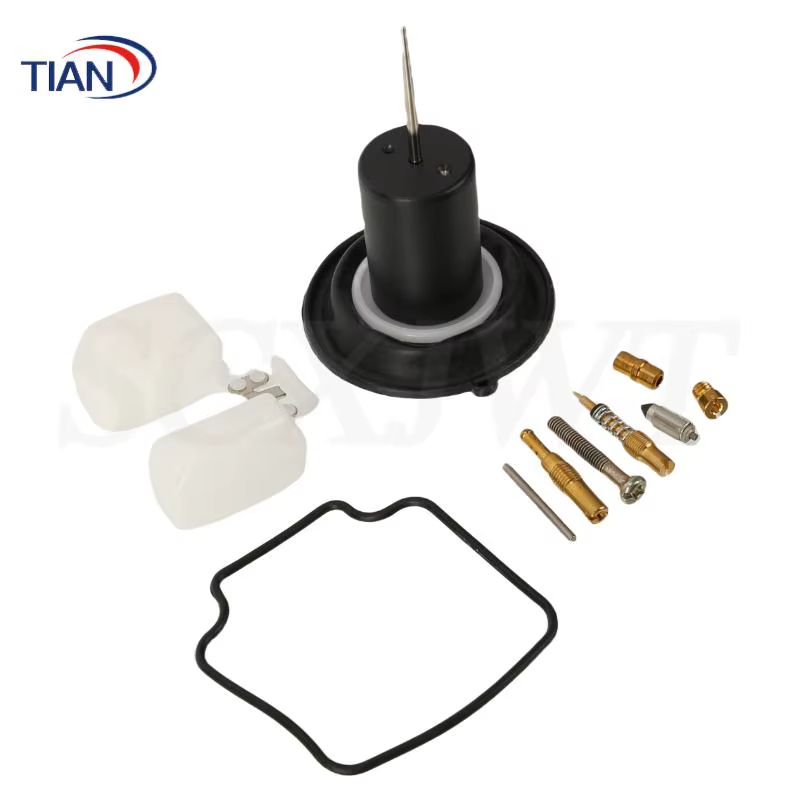 NOUVEAU Kit de réparation de carburateur de haute qualité : diaphragme à piston et flotteur – Indisp