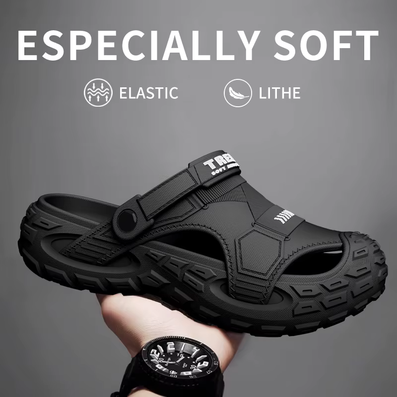 Sandales EVA 2026 pour Hommes – Été, Semelle Épaisse et Souple pour l'Extérieur, Chaussures de Plage