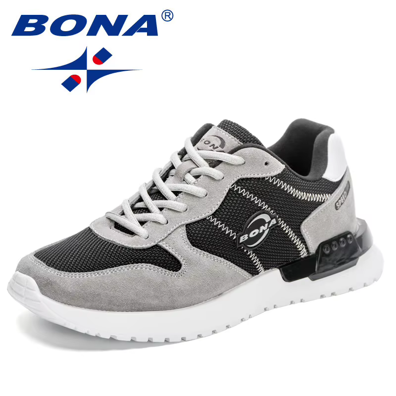 BONA nouveau concepteur de qualité supérieure chaussures de course originales chaussures de sport po