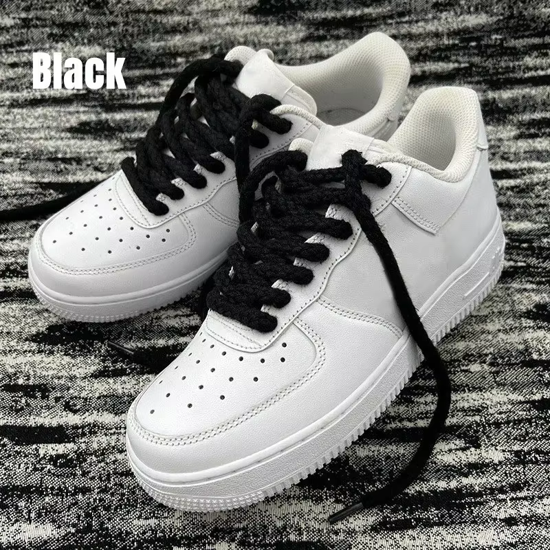 Lacets Lumineux en Lin et Coton pour Chaussures de Basket-ball, Accessoires de Décoration, Dunk SB A