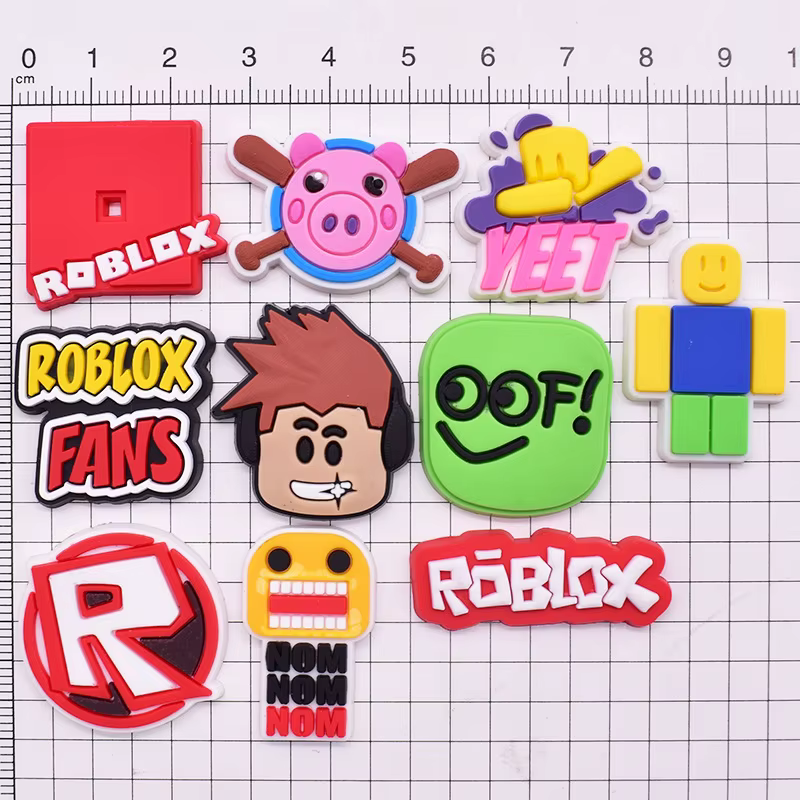 Nouveaux breloques créatives ROBLOX Crocs, accessoires de chaussures détachables DIY, décorations de