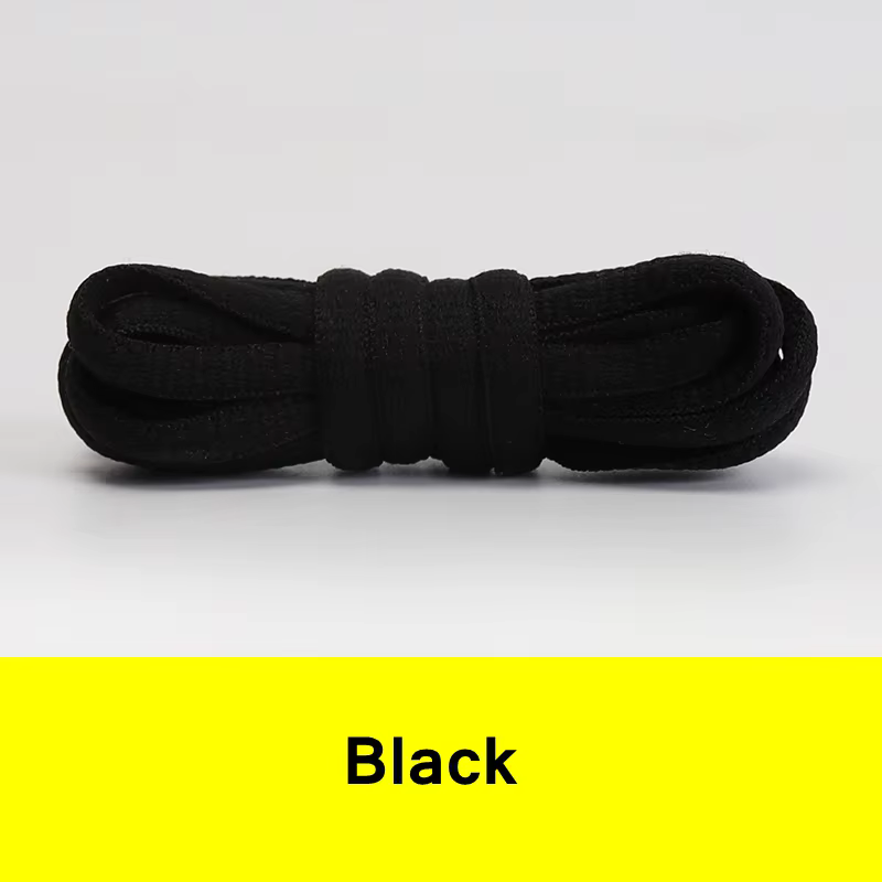 Baskets ovales lacets de chaussures demi-cercle lacets de sport lacet rond classique adulte unisexe 