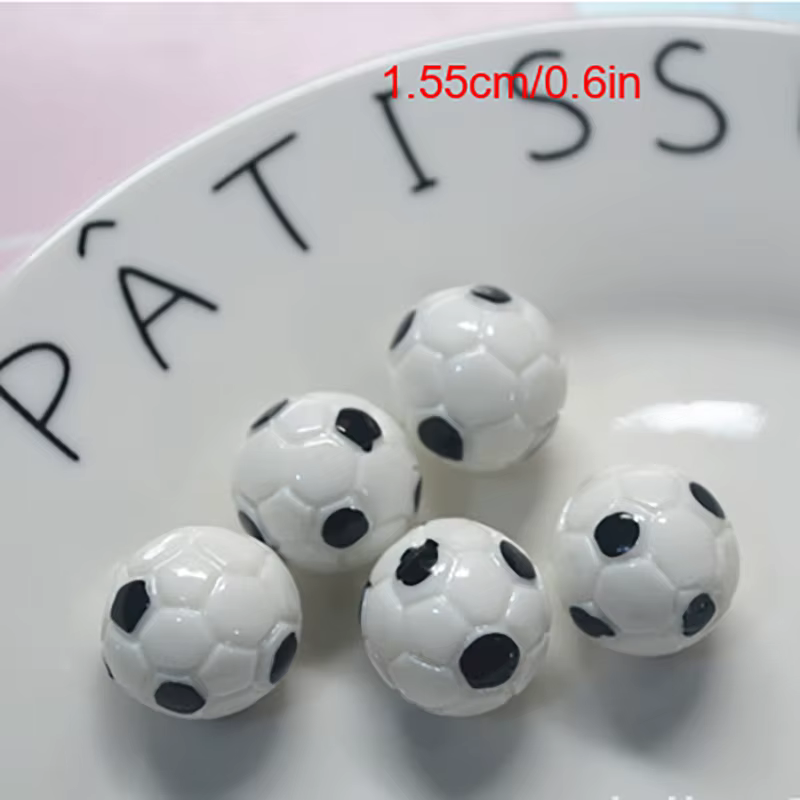 Basket-Ball Badminton bricolage accessoires nouvelle qualité 5 pièces Football Miniature Football
