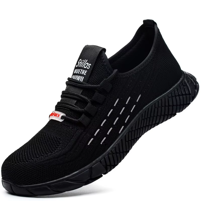 Baskets de travail ultralégères chaussures à bout en acier chaussures de sécurité pour hommes chauss