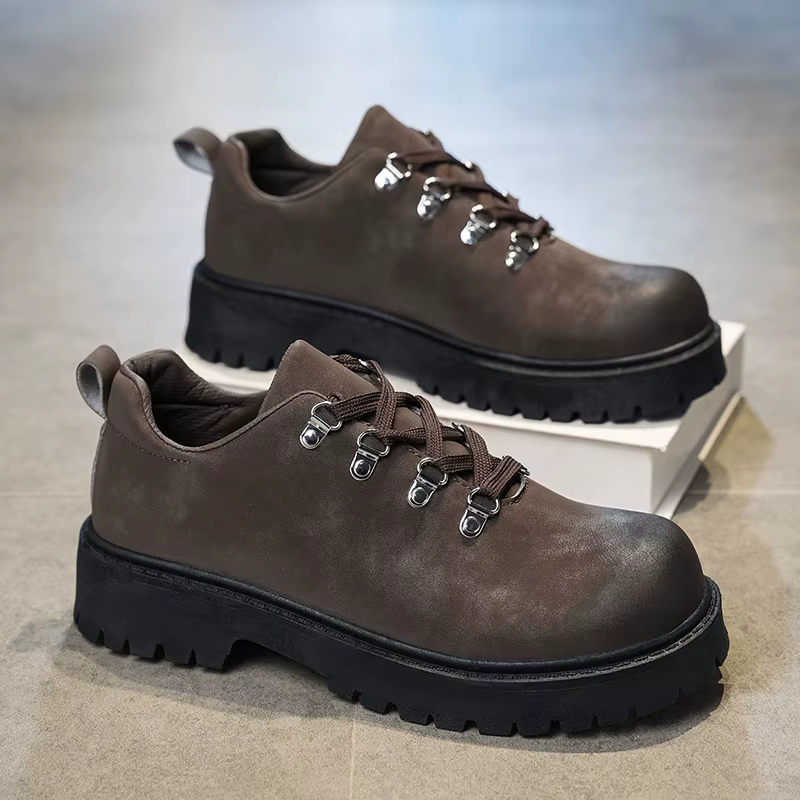 Chaussures décontractées pour hommes à semelle épaisse, respirantes, légères, à semelle souple, pour