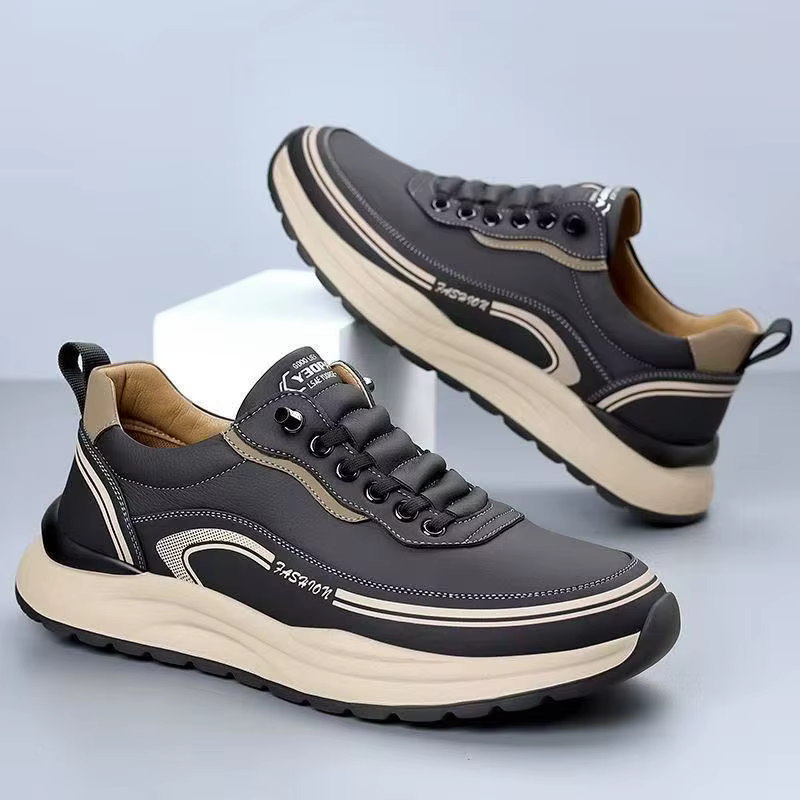 Chaussures de sport décontractées légères pour hommes, style coréen tendance, respirantes, confortab