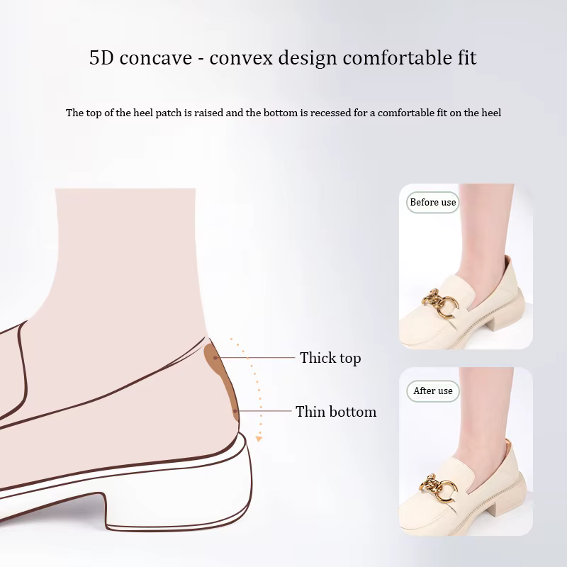 4 coussinets de talon pour chaussures à talons hauts, anti-douleur, anti-frottement, protecteurs de 