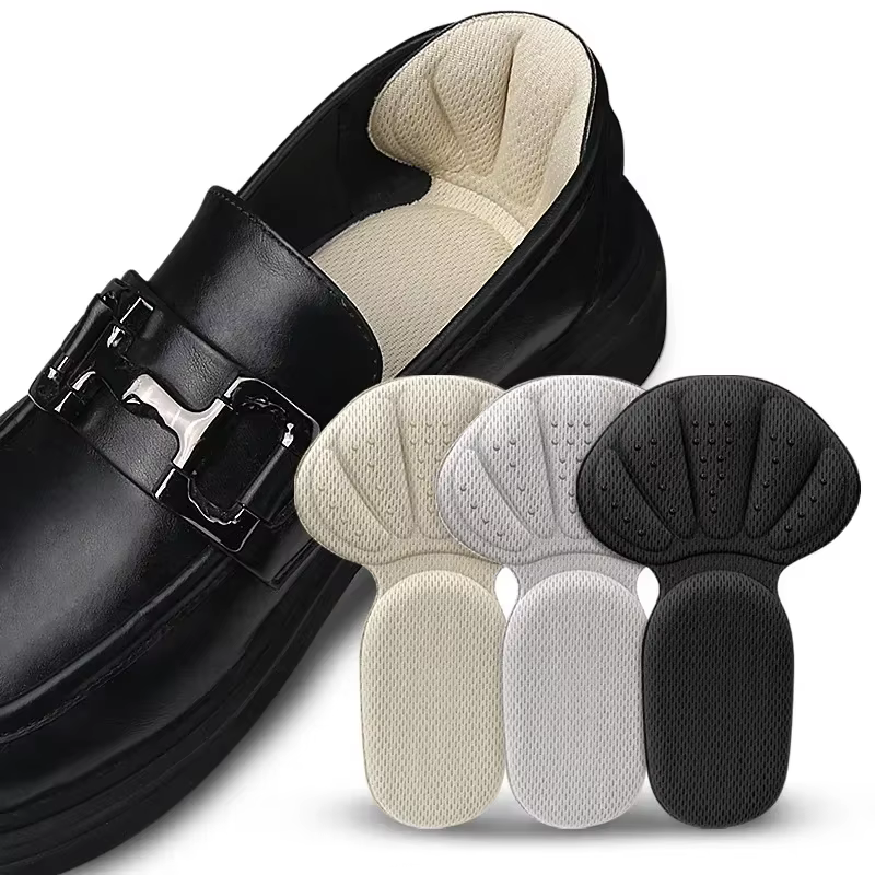 Autocollants de protection de talon en forme de T, coussinets de pieds pour baskets, coussinets de c