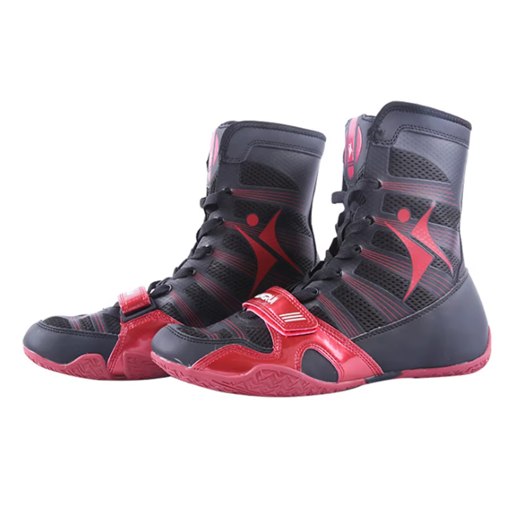 KANGRbiomome-Bottes de boxe professionnelles pour hommes et femmes, baskets de lutte, chaussures de 