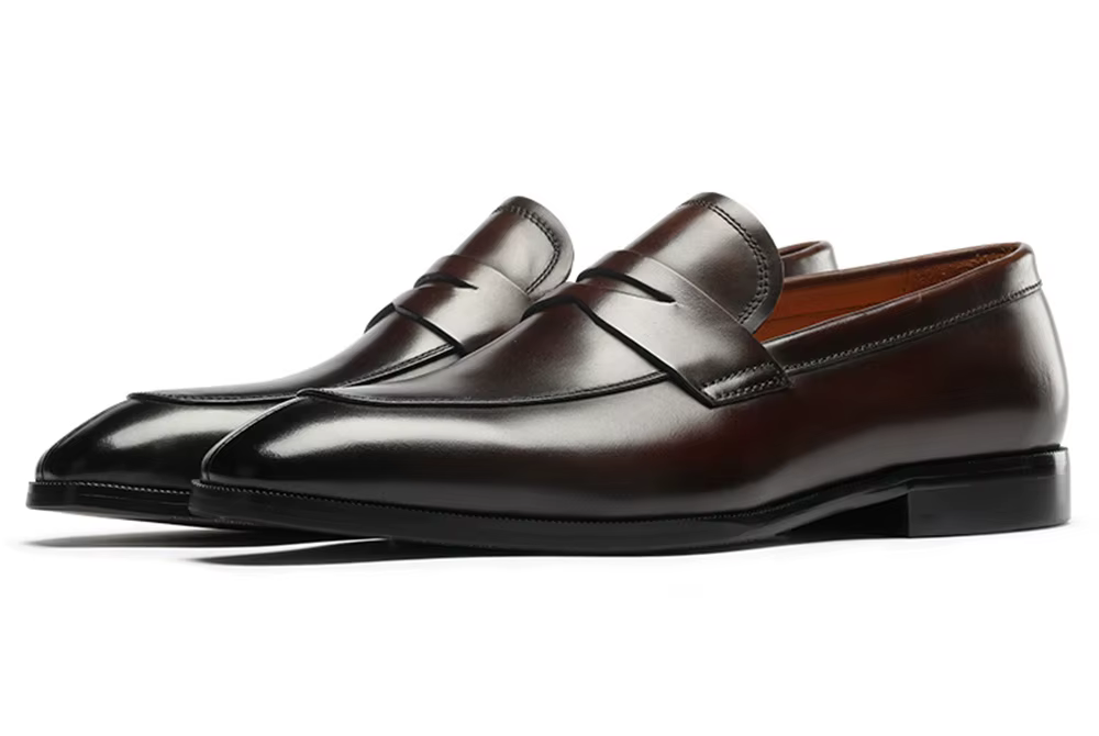 Chaussures décontractées pour hommes en cuir de veau, imperméables, de haute qualité, pour grossiste