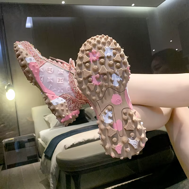 Baskets de tennis décontractées pour femmes, chaussures à bas optiques en biscuits, chaussures de ma