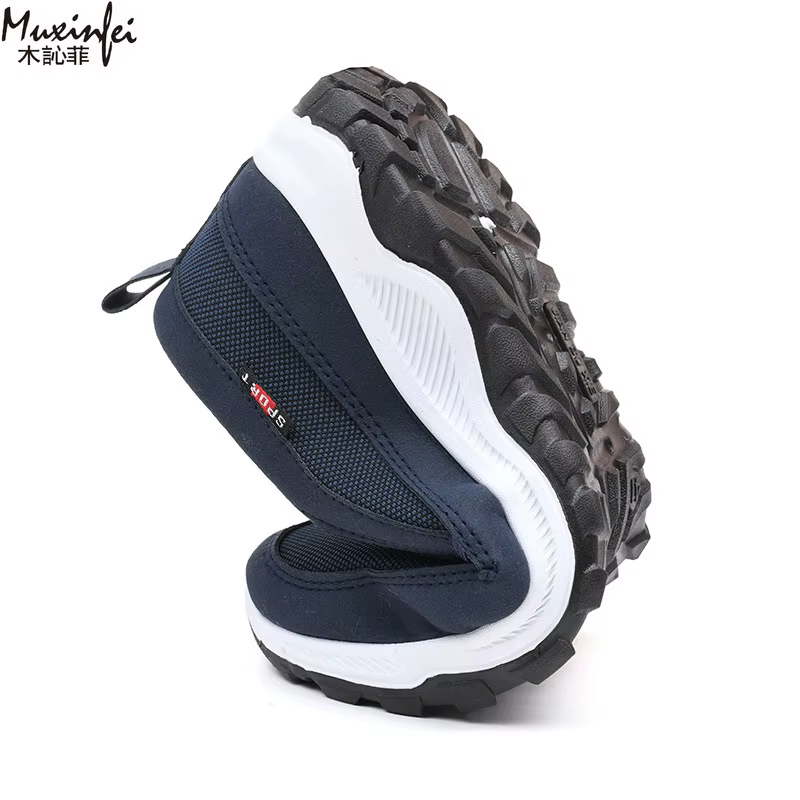 Hommes course randonnée baskets respirant orthopédique voyage tennis sans lacet confortable pour les